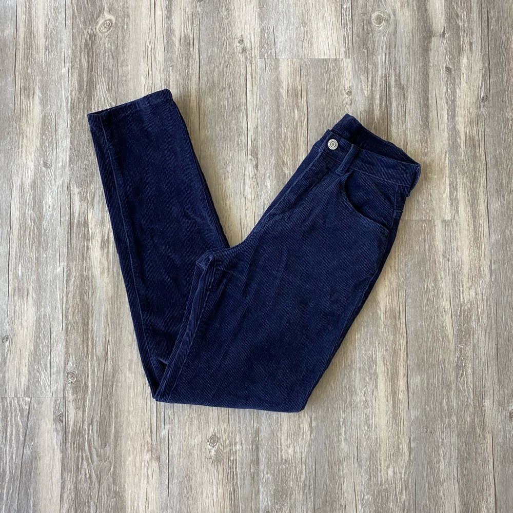 Brandy Melville John Galt navy blue corduroy pant